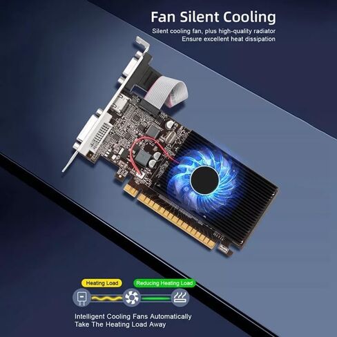 بطاقة رسومات XUANMO AMD Radeon RX580 2048SP 8g Gpu لألعاب الفيديو AMD GDDR5 256-Bit Pc بطاقة فيديو ألعاب AMD 2XDP HDMI PCI Express 3.0 مع توقف مروحة التجميد لألعاب الكمبيوتر المكتبي Gpu... in Kuwait