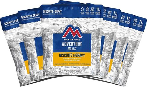 Mountain House Classic Biscuits & Gravy | Freeze Dried Backpacking & Camping Food | 3 Servings in Saudi Arabia