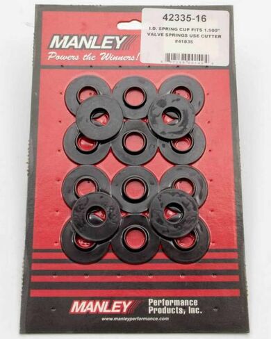 Manley Performance Manley Spring Cup .570in Locator ID 1.535in Locator OD 0.062in Thickness - for Manley 221432/221441P in Saudi Arabia