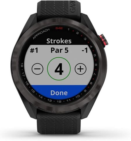 Garmin Approach S42 (Rose Gold/Light Sand) Womens Golf GPS Watch - Gift Box Bundle with PlayBetter Wall Adapter, HD Tempered Glass, & Hard Case - 42,000+ Courses, Green View True Shape & F/M/B Yardage in Saudi Arabia