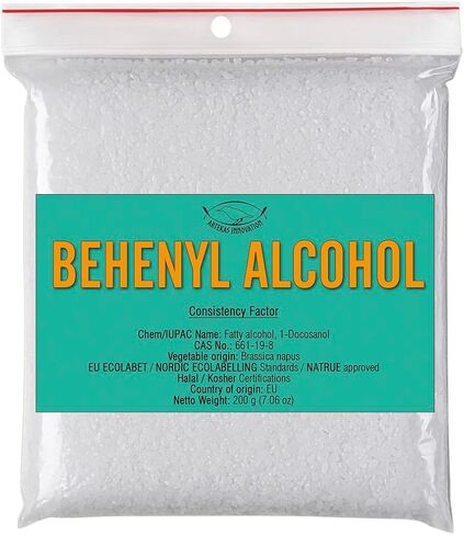Behenyl Alcohol - 7.06 oz | 200 g - Binder - Viscosity Increasing, Controlling Agent - Emollient - Emulsion Stabilising - DIY Cosmetics and Other Craft Projects in Saudi Arabia