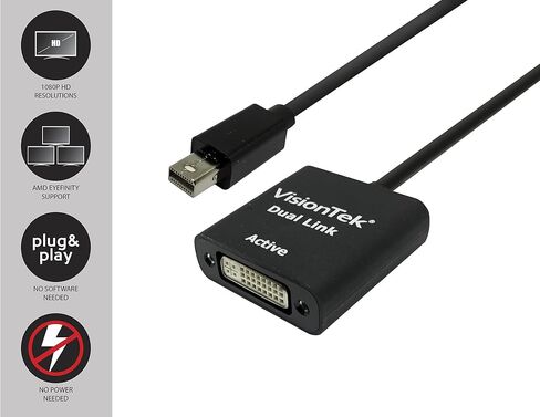 منتجات VisionTek محول Mini DisplayPort إلى HDMI 2.0 Active (M/F)، حزمة من 10 - 900868 in Kuwait