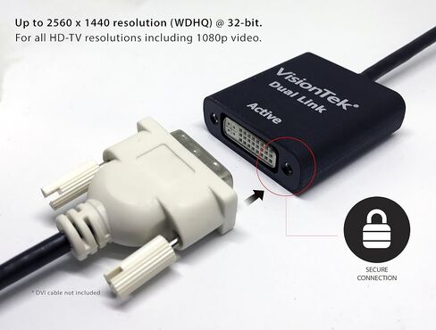 منتجات VisionTek محول Mini DisplayPort إلى HDMI 2.0 Active (M/F)، حزمة من 10 - 900868 in Kuwait