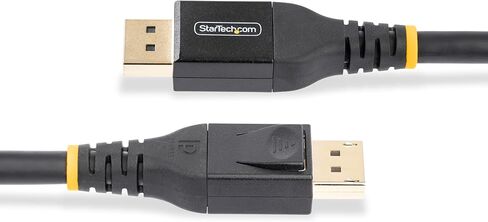 StarTech.com 50 قدمًا (15 مترًا) كابل DisplayPort 1.4 نشط معتمد من VESA، كابل DisplayPort DP8K مع HBR3، HDR10، MST، DSC 1.2، HDCP 2.2، 8K 60 هرتز، 4K 120 هرتز - DP 1.4 كابل M/M (DP14A-15M-DP) -كابل) in Kuwait