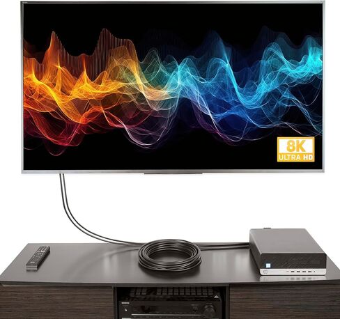 StarTech.com 50 قدمًا (15 مترًا) كابل DisplayPort 1.4 نشط معتمد من VESA، كابل DisplayPort DP8K مع HBR3، HDR10، MST، DSC 1.2، HDCP 2.2، 8K 60 هرتز، 4K 120 هرتز - DP 1.4 كابل M/M (DP14A-15M-DP) -كابل) in Kuwait