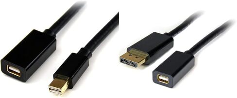StarTech.com 3ft (1m) Mini DisplayPort Extension Cable & .com 3ft (1m) DisplayPort to Mini DisplayPort Cable in Saudi Arabia
