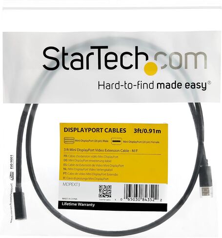 StarTech.com 3ft (1m) Mini DisplayPort Extension Cable & .com 3ft (1m) DisplayPort to Mini DisplayPort Cable in Saudi Arabia