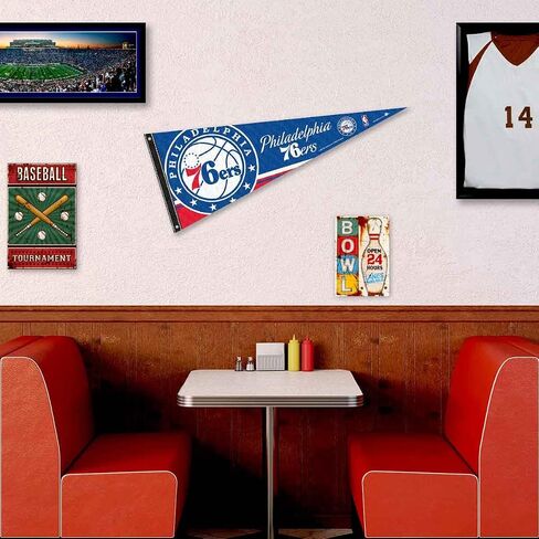 Philadelphia 76ers Pennant Flag and Wall Tack Pads Mounts in Saudi Arabia