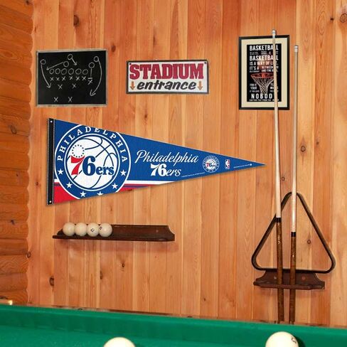 Philadelphia 76ers Pennant Flag and Wall Tack Pads Mounts in Saudi Arabia
