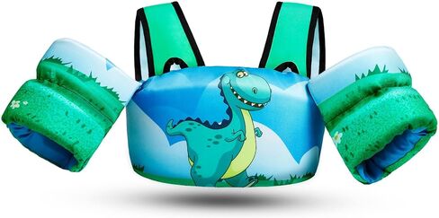 Toddler Swim Vest, GOSEN Kids Swim Vest for 22-66 Pounds Boys & Girls Shoulder Harness Arm Wings, Toddler Floaties for Kids 2 3 4 5 6 7 Years Old Baby in Saudi Arabia