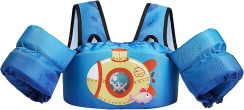 Toddler Swim Vest, GOSEN Kids Swim Vest for 22-66 Pounds Boys & Girls Shoulder Harness Arm Wings, Toddler Floaties for Kids 2 3 4 5 6 7 Years Old Baby in Saudi Arabia