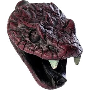 صافرة الموت الأزتيك - أعلى صرخة بشرية بأعلى 125 ديسيبل، تصميم جمجمة رأس الأفعى، صافرة مكسيكية مع حقيبة هدية لعيد الهالوين (اللون أ) in Kuwait