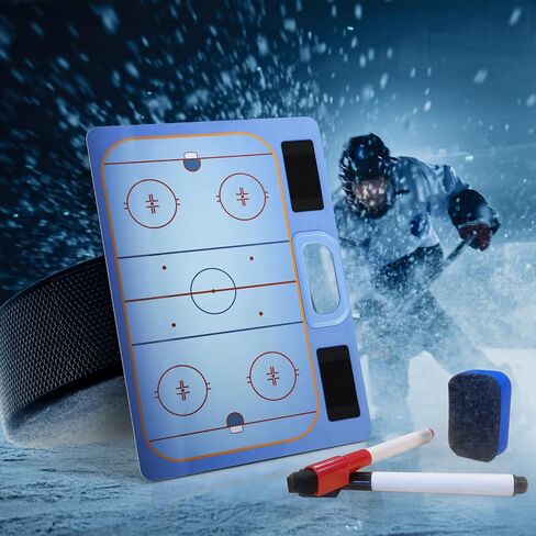 LEAP Coach Board for Soccer Premium Coaches Clipboard | Double-Sided Dry Erase Marker Board for Basketball Icehockey Soccer Baseball Football, (Marker Included) in Saudi Arabia