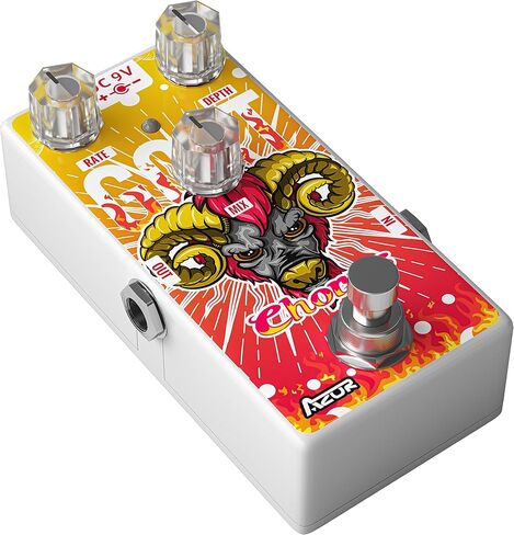 AZOR Mini Chorus Guitar Pedal for Pedal Boards, Classic Goat Digital Chorus Effects Pedal for Electric Guitar AP511 in Saudi Arabia