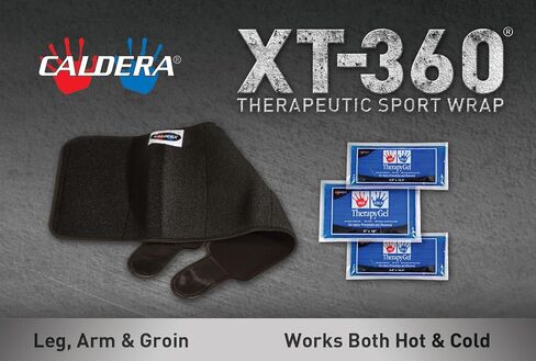 كالديرا XT-360® لفافة رياضية علاجية للساق والذراع والفخذ مع جل علاجي، كبير in Kuwait