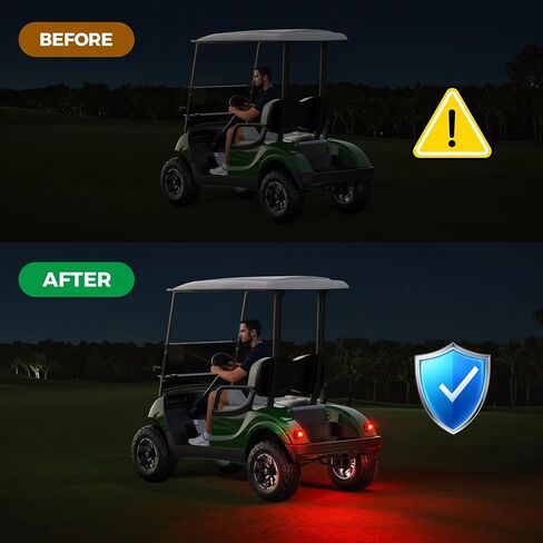 10L0L Golf Cart Light Deluxe Headlight Tail Light Universal for Yamaha, Club Car, EZGO, Super Bright Golf Cart Lights Kit Adjustable Head Lighting in Saudi Arabia