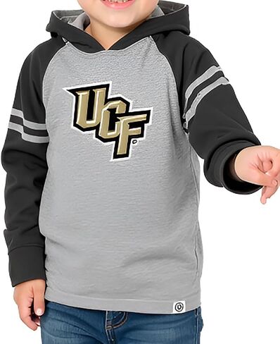 Wes and Willy Youth Boys College Long Sleeve Hooded T-Shirt Striped Jersey Hoodie in Saudi Arabia