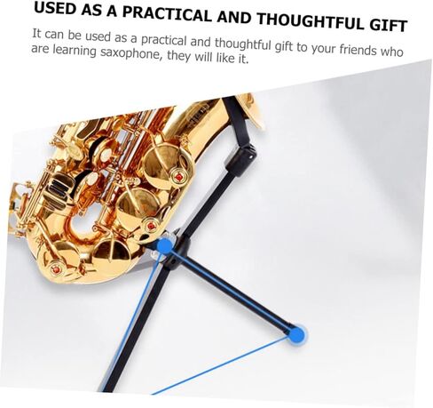 Foldable Portable Alto Saxophone Stand Non-Skid Saxophone Bracket Black Sax Display Holder Storage in Kuwait