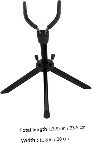 UPKOCH Folding Portable Alto Saxophone Rack Black Saxophone Tripod Stand Adjustable Holder for Instrument Display in Saudi Arabia