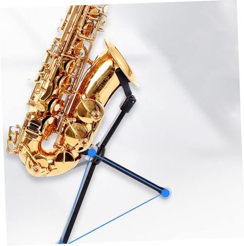 UPKOCH Folding Portable Alto Saxophone Rack Black Saxophone Tripod Stand Adjustable Holder for Instrument Display in Saudi Arabia