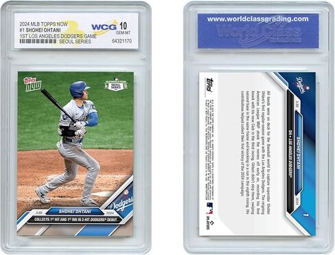 WCG 2024 Topps MLB Now SHOHEI OHTANI 1st Ever Los Angeles Dodgers Game Debut Card #1 - Gem Mint 10 in Saudi Arabia