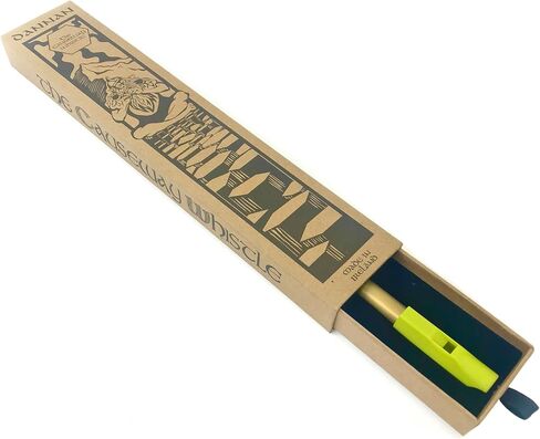 The Dannan Causeway Brass Tin Whistle in the Key of D - Lime Green Model in Saudi Arabia