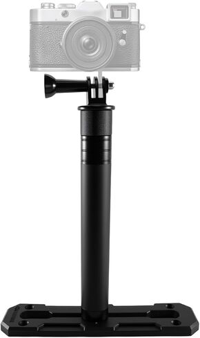 حامل كاميرا كاياك متوافق مع GoPro وكاميرات مترابطة 1/4 بوصة، حامل كاميرا كاياك الرياضية مع حامل قابل للتمديد، مسار، برغي 1/4 بوصة in Kuwait