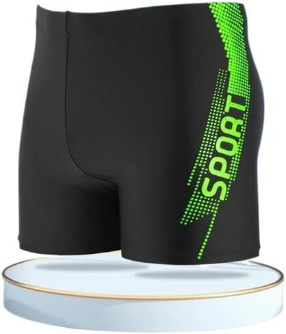 Compression Fit Men's Swim Trunks - Lightweight & Elastic for Beach Summer Swimwear in Saudi Arabia