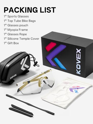 KOVEX Sports Sunglasses 26g Cycling Glasses Men Women Baseball MTB Running Triathlon Mountaineering Hiking K432 in Saudi Arabia
