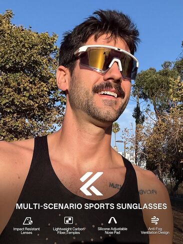 KOVEX Sports Sunglasses 26g Cycling Glasses Men Women Baseball MTB Running Triathlon Mountaineering Hiking K432 in Saudi Arabia