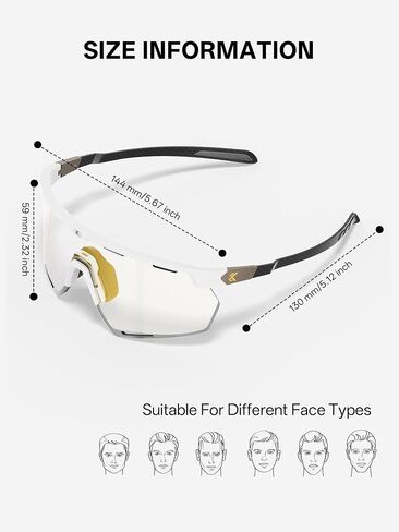 KOVEX Sports Sunglasses 26g Cycling Glasses Men Women Baseball MTB Running Triathlon Mountaineering Hiking K432 in Saudi Arabia