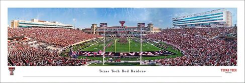 Texas Tech Football، منطقة النهاية - ملصق غير مؤطر من Blakeway Panoramas (40 بوصة عرض × 13.5 بوصة ارتفاع) in Saudi Arabia
