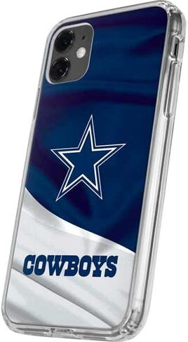 Skinit Clear Phone Case Compatible with iPhone 11 - Officially Licensed NFL Dallas Cowboys Design in Saudi Arabia