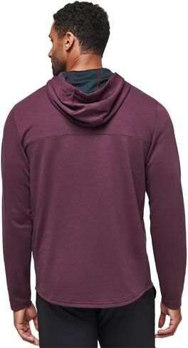سترة TravisMathew الرجالية ذات القلنسوة ذات التقنية المتطورة هيذر موف النبيذ XL in Saudi Arabia