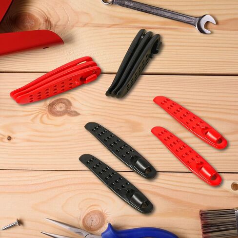 10pcs Bike Tire Levers, Bicycle Tire Levers Tyre Spoon Changing Tool for Inner Outer Tube Tire Portable Plastic Tire Lever for Road Mountain Bike Tyre Repair Removal Tools (Red Black) in Saudi Arabia