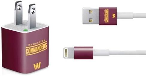 Skinit Decal Other Skin Compatible with iPhone Charger (5W USB) - Officially Licensed NFL Washington Commanders Blitz Series Design in Saudi Arabia