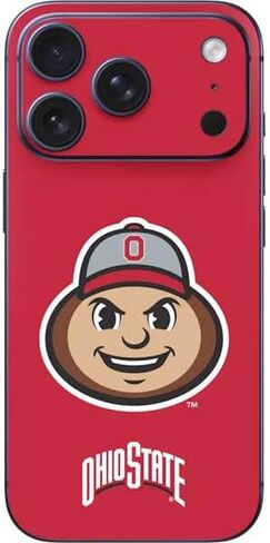 غلاف هاتف Skinit متوافق مع iPhone 17 Pro - تصميم Buckeyes من جامعة ولاية أوهايو مرخص رسميًا in Kuwait