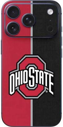 غلاف هاتف Skinit متوافق مع iPhone 17 Pro - تصميم Buckeyes من جامعة ولاية أوهايو مرخص رسميًا in Kuwait
