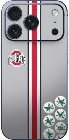 غلاف هاتف Skinit متوافق مع iPhone 17 Pro - تصميم Buckeyes من جامعة ولاية أوهايو مرخص رسميًا in Kuwait