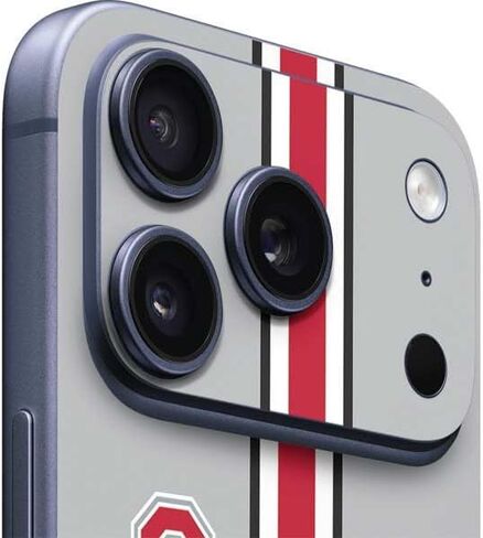 غلاف هاتف Skinit متوافق مع iPhone 17 Pro - تصميم Buckeyes من جامعة ولاية أوهايو مرخص رسميًا in Kuwait