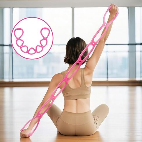 7 أشرطة مقاومة قابلة للتعديل - حزام تمرين لكامل الجسم مع مقاومة 7 مستويات، أشرطة مطاطية ولياقة بدنية غير قابلة للانزلاق للمنزل والسفر والتدريب في صالة الألعاب الرياضية in Saudi Arabia