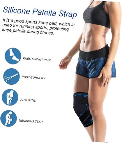 Breathable Acl Knee Brace Compression Sleeve for Men Women Running Sports Kneepad in Saudi Arabia