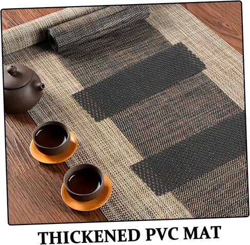 1pair Guzheng Pads Pvc Furniture Heightening Mats for Guqin Dampening Easy Installation Black in Saudi Arabia