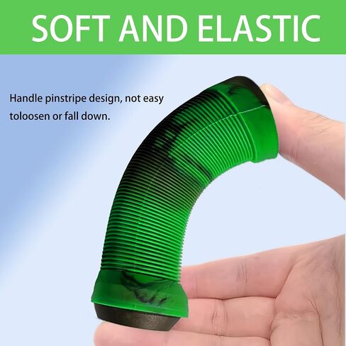 Bike Handlebar Grips, Non-Slip Rubber Bicycle Handle Covers for MTB Mountain Bikes, BMX, Scooters, Soft Cycling Grips Replacement for Adult and Kids Bicycles in Saudi Arabia