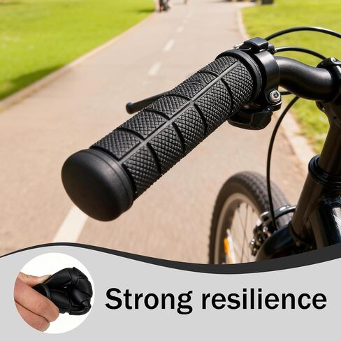 2 PCS Bicycle Handlebar Grips - Non-Slip Hand Grips for Mountain Bike, Commuter & Folding Bikes in Saudi Arabia