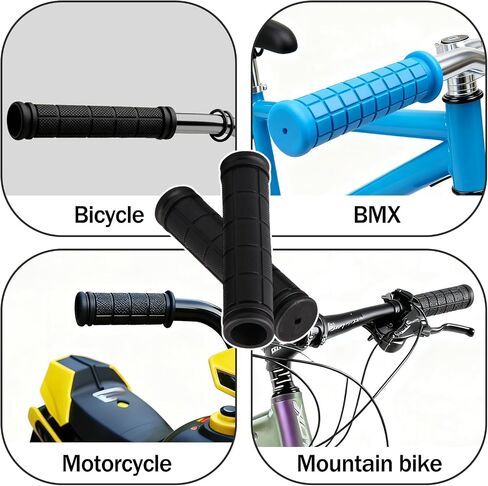 2 PCS Bicycle Handlebar Grips - Non-Slip Hand Grips for Mountain Bike, Commuter & Folding Bikes in Saudi Arabia