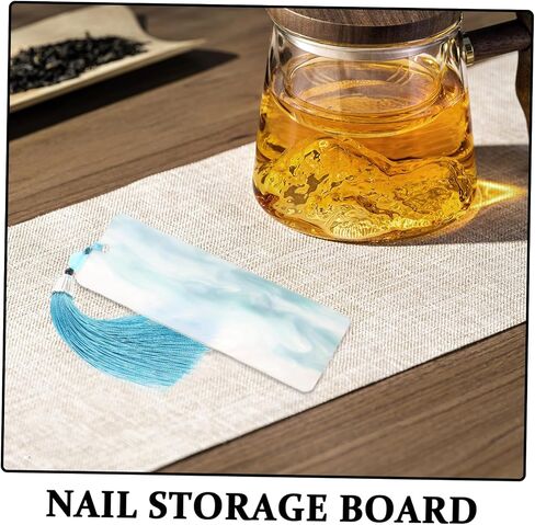 DECHOUS Decorative Guzheng Nail Storage Board Durable Portable Picks Organizer Smooth Surface for Guzheng and Pipa Players Helps Store and Protect Picks Efficiently in Saudi Arabia