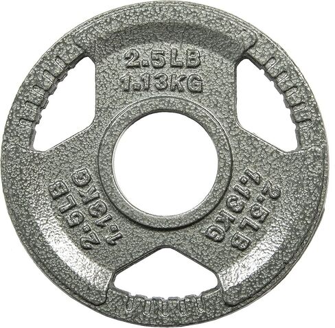Fitvids Olympic Cast Iron 2-Inch Weight Plates for Strength Training & Weightlifting Home Gym, 255 Pounds Set, Multiple Packages in Saudi Arabia