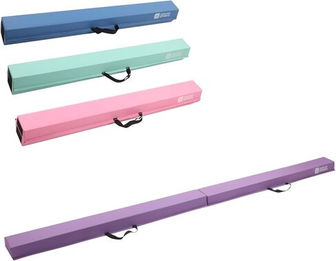 Modern-Depo 6ft/8ft Gymnastics Balance Beam for Home Use, Folding Balance Beam, Anti-Slip Surface, Practice Gymnastics Equipment for Kids, Physical Therapy in Kuwait