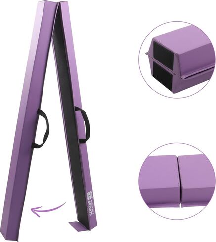 Modern-Depo 6ft/8ft Gymnastics Balance Beam for Home Use, Folding Balance Beam, Anti-Slip Surface, Practice Gymnastics Equipment for Kids, Physical Therapy in Kuwait